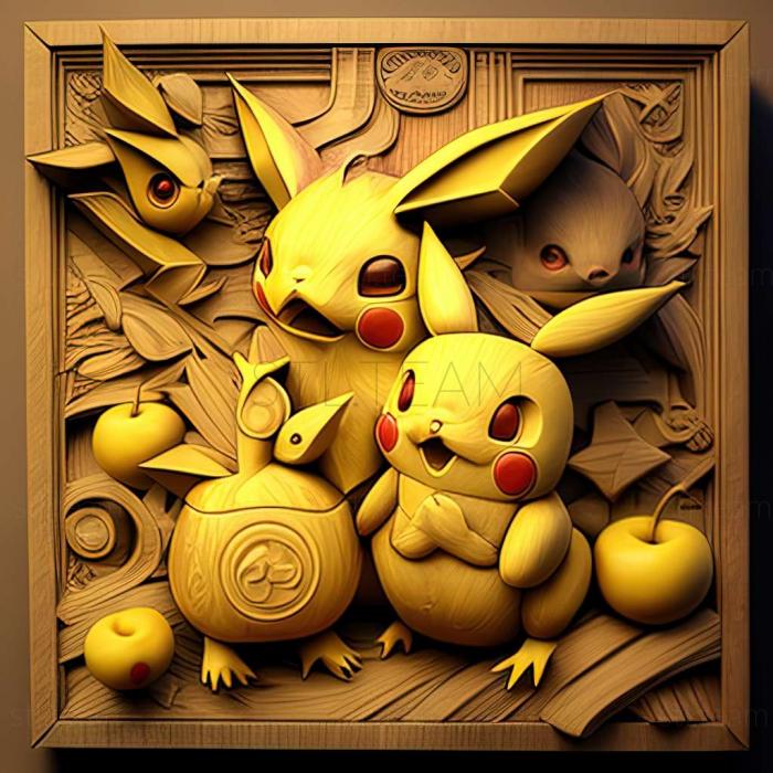 The Apple Corp Pikachu and Pichu